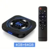 Set Top Box  Allwinner - H618 - Dual Wifi - 64G - Quad Core Cortex A53 - Suporte 8K 4K - BT - Voice Media - Transforme sua TV em Super Smart - Cor Preta - Produto Novo