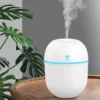Umidificador Portátil Usb Nano Led Luz Noturna 220ml - Cor Branco - Produto Novo