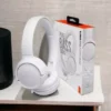 Fone de Ouvido Bluetooth 5.0 - Micro SD - P2 - De Alta Potência - Modelo JBL-JB510 - Cor Branco - Produto Novo