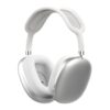Fone de Ouvido Bluetooth P9 Air Gamer Sem Fio Headphone Over-Ear Premium - Cor Branco e Cinza - Produto Novo