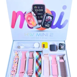 SmartWatch Inteligente HW Mni 2 Série 9 41mm - 8 em 1 + ChatGPT + NFC + 7 Pulseiras - Cor Variada - Produto Novo