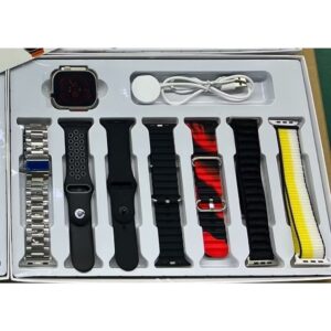 Smartwatch Ultra Titanium Amoled para homens e mulheres, Smartwatch, 7 em 1 - Cor Preto- Produto Novo